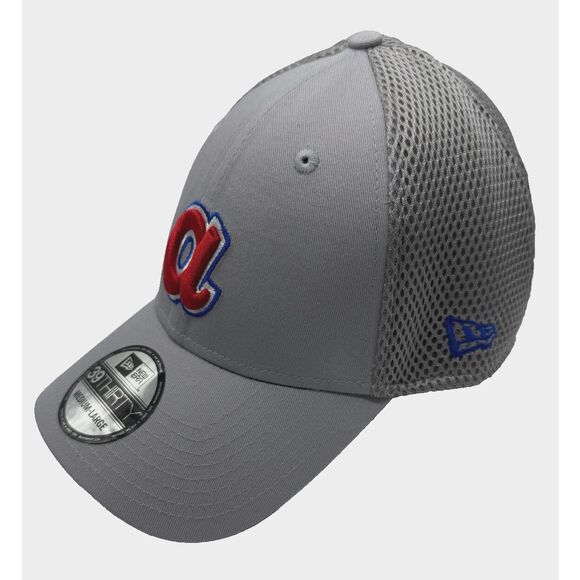 Atlanta‎ Braves New Era Cooperstown Collection Team Trucker 9FIFTY Hat Sz M/L - Picture 2 of 9